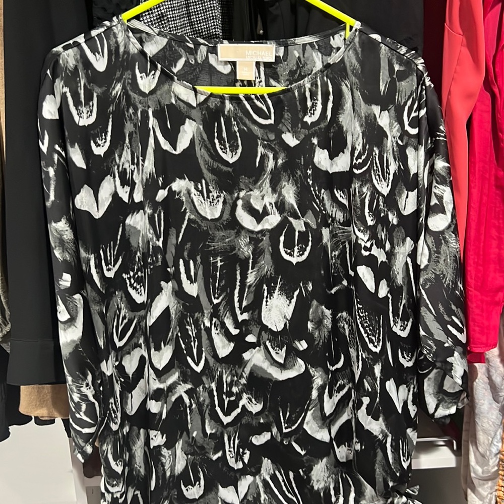 Michael Kors Ladies Black Top/Blouse.  Size Medium